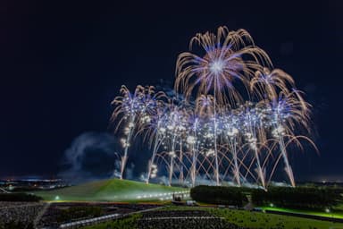 2023年9月2日　北海道モエレ沼芸術花火の様子