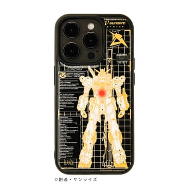 FLASH「RX-93ff νガンダム」 基板アート iPhone 15Proケース