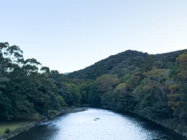 宇治橋からの景色