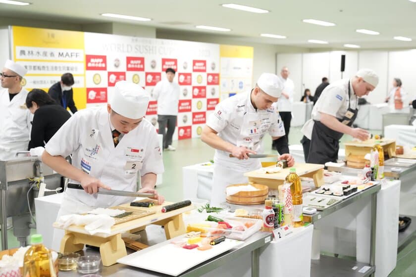 外国人すし職人が技を競うWORLD SUSHI CUP(R) JAPAN　
8月22日・23日にシーフードショー(東京ビッグサイト)で開催