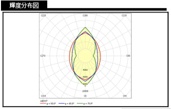 輝度分布図