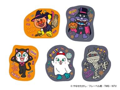 ハロウィーンステッカー　価格：各385円　店舗：アンパンマンフレンズ