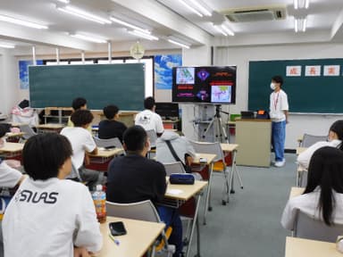 京都キャンパス発表の様子