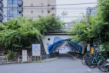 Mural by HITOTZUKI Courtesy of Shibuya Arrow Project