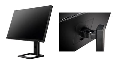 『GRAPHT Gaming Monitor -GR2724ML-BK』サイド、背面