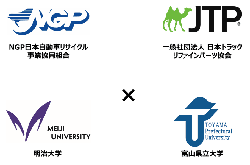 NGPとJTP、大型自動車リサイクル部品の
環境負荷低減効果に関する産学共同研究を開始　
～カーボンニュートラル・サーキュラーエコノミーを推進～