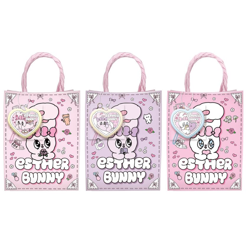 POPでガーリー&ファッショニスタなバニー！
Esther Bunny(エスターバニー)の
かわいいお菓子が続々発売！