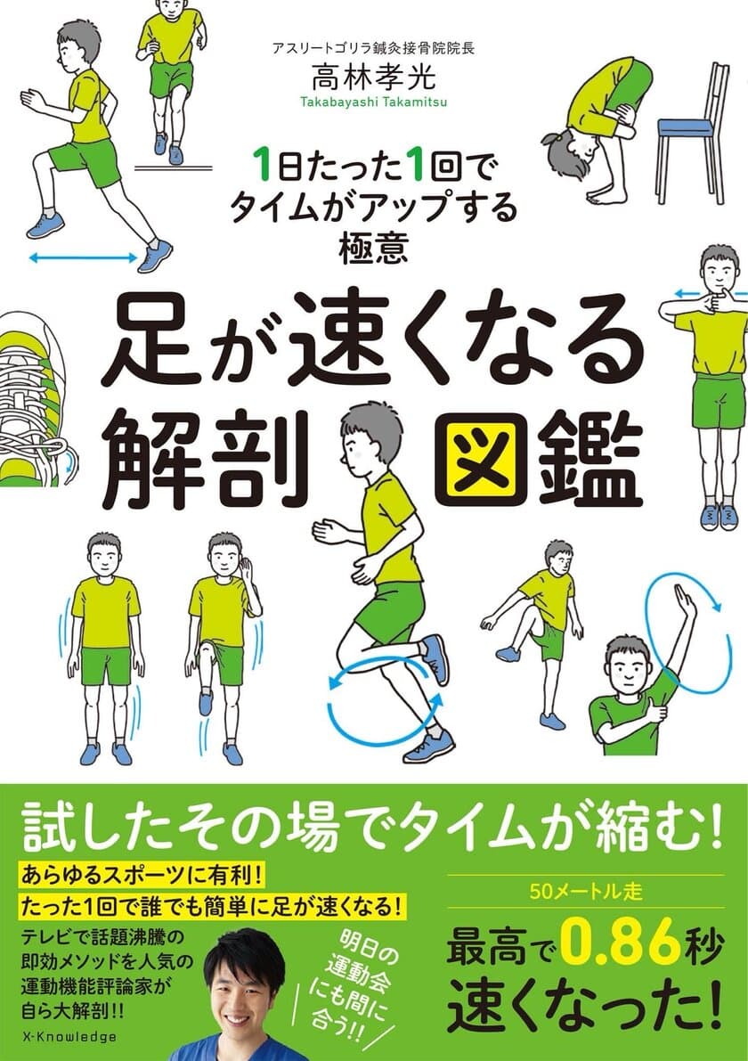 『足が速くなる解剖図鑑』1万部突破記念！
「ホンマでっか！？TV」出演の運動機能評論家による
学生向けボランティア出張講演 受付開始