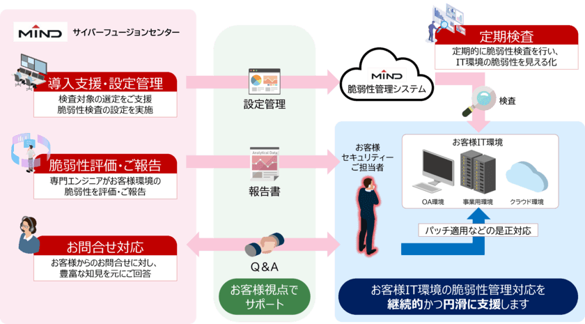 定期検査で脆弱性を見逃さない、「脆弱性管理サービス」発売開始