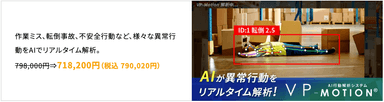 AI行動解析システム「VP-Motion」
