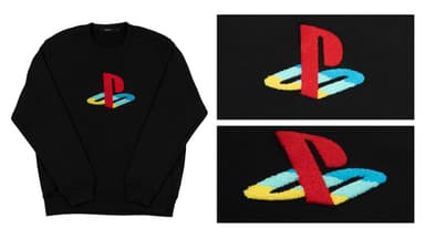 『Heritage サガラ刺繍スウェット  PlayStation(TM)』(ブラック)