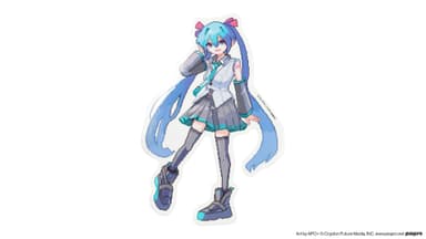 初音ミク ラージステッカー Art by APO＋