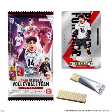 JAPAN NATIONAL VOLLEYBALL TEAM ツインウエハース(商品イメージ)