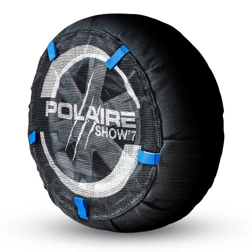 布製タイヤチェーン「POLAIRE SHOW'7」を販売開始　
強化構造により耐久性に優れ、金属タイヤチェーンと同等の
パフォーマンスを誇り車両重量・積載重量のある
商用車・ワンボックスにオススメ