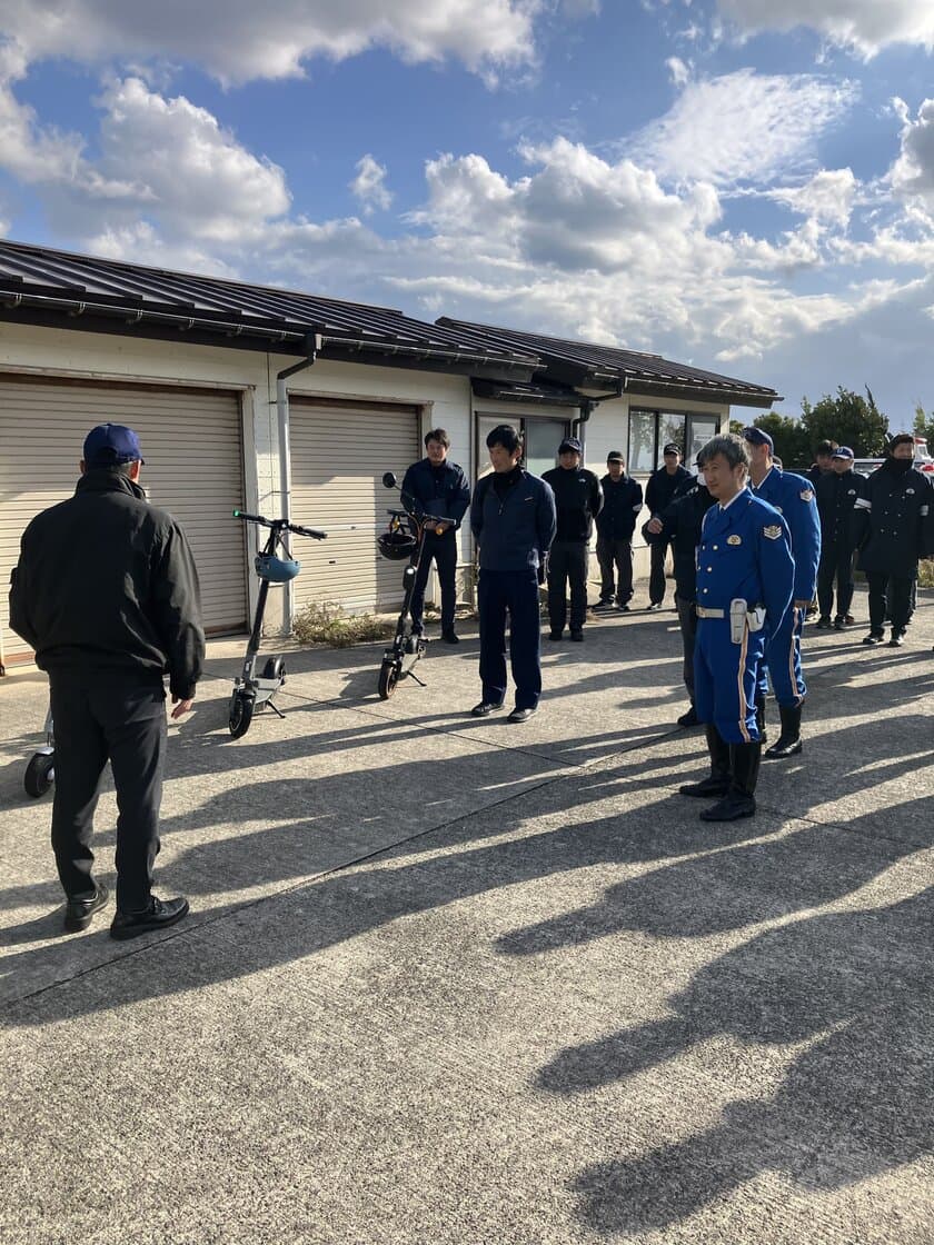 違反機体と正規機体の違いを検証　
島根県警察とYADEAの交通安全活動を実施