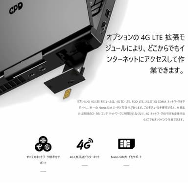 4GLTEモジュール(別売)