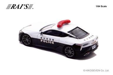 1/64 レクサス LC500 栃木県警察交通機動隊車両：左後