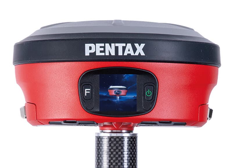 新型GNSS受信機PENTAX GX2シリーズを発売　
「写真測量機能」と「レーザ距離計搭載」機種の登場により
作業範囲が拡大！