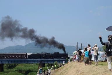 福島プレDC号試運転の様子