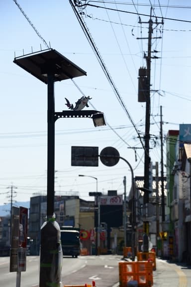 多機能次世代ソーラーLED街路灯(国道221号)