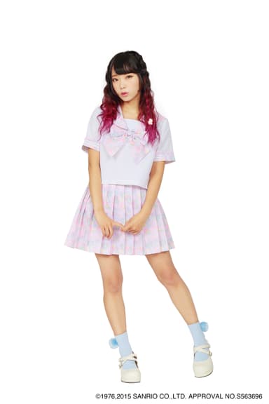 ネオグラフィックセーラー服×Little Twin Stars Pink