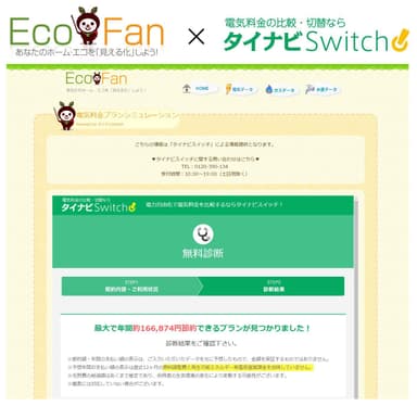 EcoFan×タイナビスイッチ