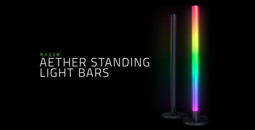 Razer Aether Standing Light Bars - キービジュアル