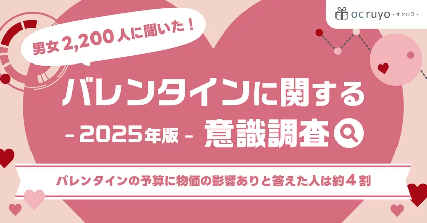 バレンタインに関する意識調査2025年版