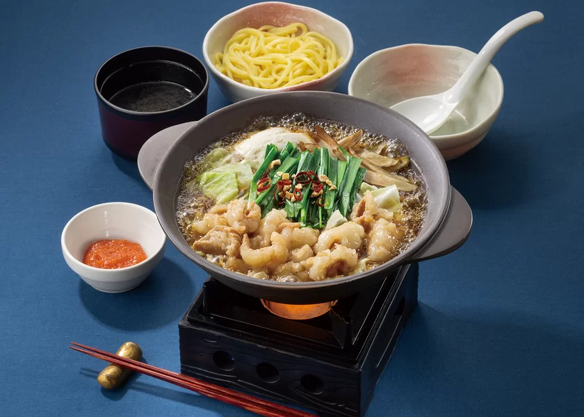 博多明太もつ鍋《あごだし醤油》ちゃんぽん麺付き(イメージ)